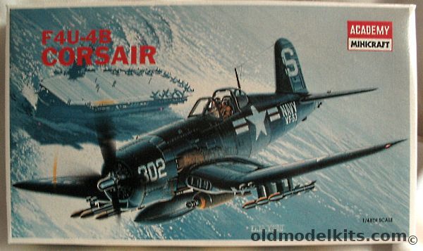 Academy 1/48 Vought F4U-4B Corsair - US Navy VF-53 - (F4U4B), 2124 plastic model kit